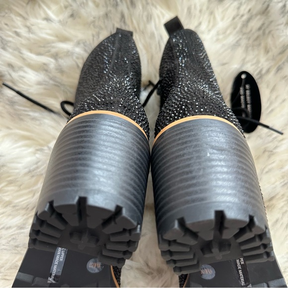 INC Rhinestone Almond Toe Mid-Calf Boots - Picture 13 of 15